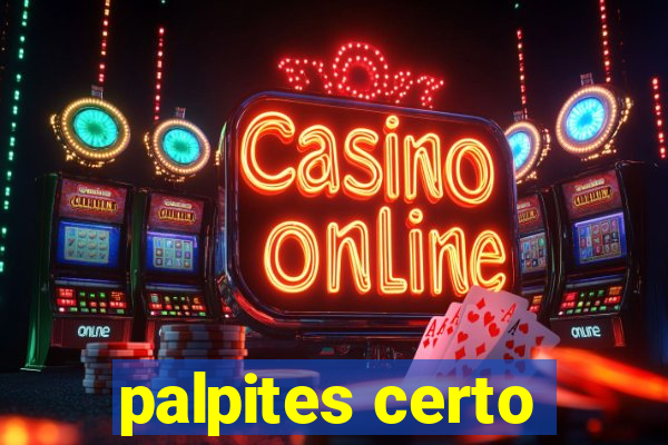 palpites certo